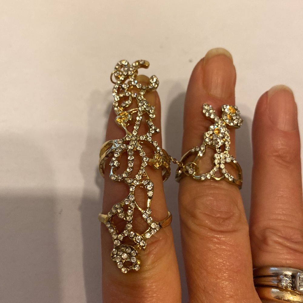 Fashion Double Finger Ring